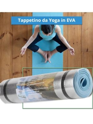 Tappetino da Yoga in EVA – Antiscivolo e Impermeabile per Allenamento e Campeggio