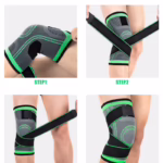 Ginocchiera Sportiva Regolabile – Supporto per Ginocchio, Ideale per Calcio, Corsa e Trekking!