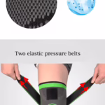 Ginocchiera Sportiva Regolabile – Supporto per Ginocchio, Ideale per Calcio, Corsa e Trekking!